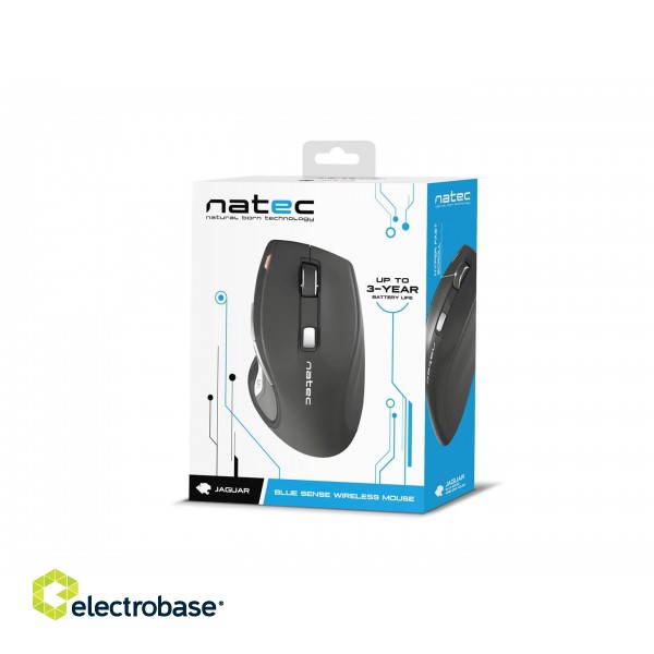 NATEC Jaguar mouse Right-hand RF Wireless 2400 DPI image 4