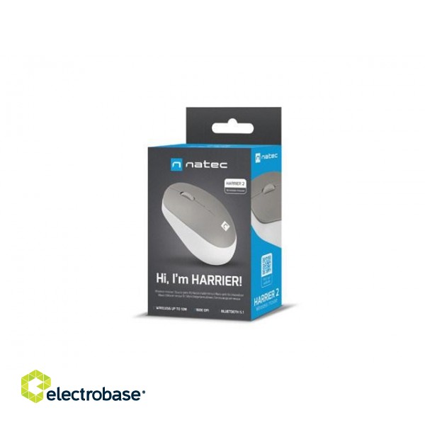 NATEC WIRELESS MOUSE HARRIER 2 1600DPI BT 5.1 paveikslėlis 6