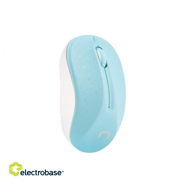 Natec Wireless Mouse Toucan Blue and White 1600DPI image 4
