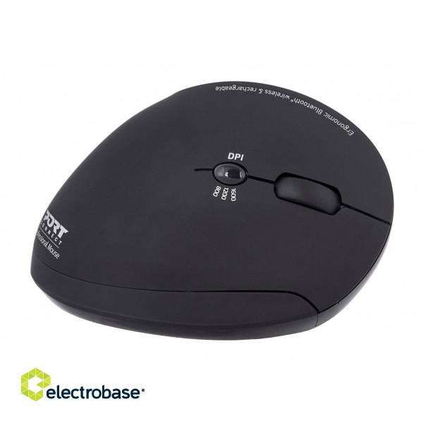 Port Designs 900706-BT mouse Right-hand RF Wireless+Bluetooth Optical 1600 DPI image 3