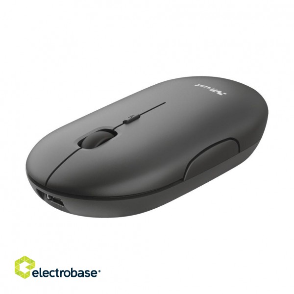 Trust Puck Rechargeable Wireless Ultra-Thin Mouse paveikslėlis 1