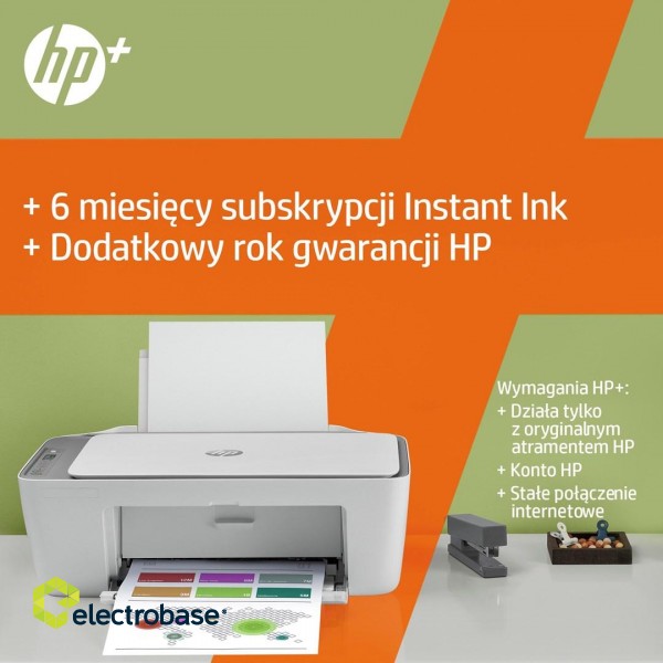 HP DeskJet HP 2720e All-in-One Printer, Color, Printer for Home, Print, copy, scan, Wireless; HP+; HP Instant Ink eligible; Print from phone or tablet paveikslėlis 10