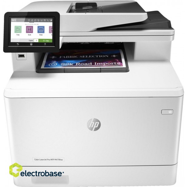 HP Color LaserJet Pro MFP M479fnw, Print, copy, scan, fax, email, Scan to email/PDF; 50-sheet uncurled ADF image 1
