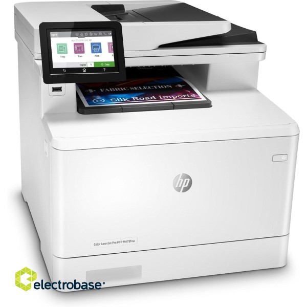 HP Color LaserJet Pro MFP M479fnw, Print, copy, scan, fax, email, Scan to email/PDF; 50-sheet uncurled ADF image 3