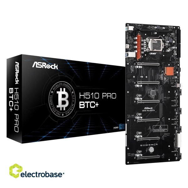 Asrock H510 Pro BTC+ Intel H510 LGA 1200 image 1