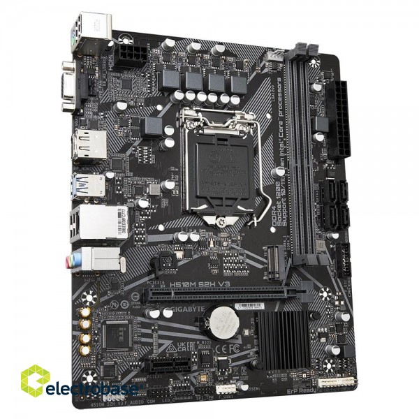 Gigabyte H510M S2H V3 Motherboard - Supports Intel Core 11th CPUs, up to 3200MHz DDR4 (OC), 1xPCIe 3.0 M.2, GbE LAN, USB 3.2 Gen 1 image 3