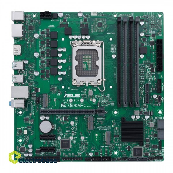 ASUS PRO Q670M-C-CSM Intel Q670 LGA 1700 micro ATX image 1