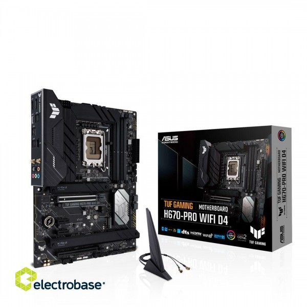 ASUS TUF GAMING H670-PRO WIFI D4 Intel H670 LGA 1700 ATX фото 1