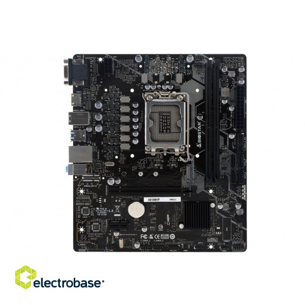 Biostar H610MHP motherboard Intel H610 LGA 1700 micro ATX фото 2