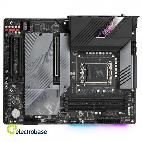 Gigabyte B660 AORUS MASTER DDR4 motherboard Intel B660 LGA 1700 ATX image 4