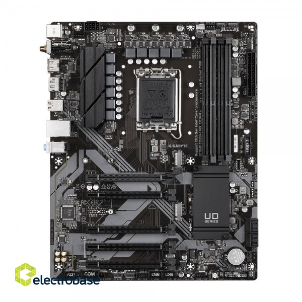 Gigabyte B760 DS3H AX DDR4 Motherboard - Supports Intel Core 14th CPUs, 8+2+1 Phases Digital VRM, up to 5333MHz DDR4 (OC), 2xPCIe 4.0 M.2, Wi-Fi 6E, GbE LAN, USB 3.2 Gen 2 фото 1