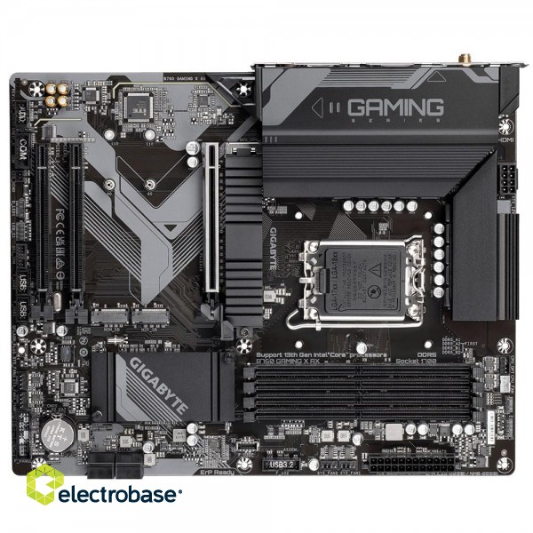Gigabyte B760 GAMING X AX Motherboard - Supports Intel Core 14th Gen CPUs, 8+1+1 Phases Digital VRM, up to 7600MHz DDR5 (OC), 3xPCIe 4.0 M.2, Wi-Fi 6E, 2.5GbE LAN, USB 3.2 Gen 2 image 4