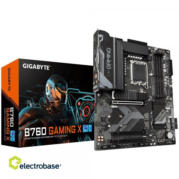 Gigabyte B760 GAMING X Motherboard - Supports Intel Core 14th Gen CPUs, 8+1+1 Phases Digital VRM, up to 7600MHz DDR5 (OC), 3xPCIe 4.0 M.2, 2.5GbE LAN, USB 3.2 Gen 2 image 6