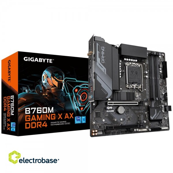 Gigabyte B760M GAMING X AX DDR4 motherboard LGA 1700 micro ATX фото 6