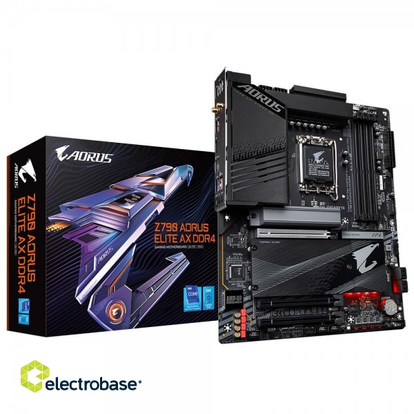 Gigabyte Z790 AORUS ELITE AX DDR4 (REV 1.0) motherboard Intel Z790 LGA 1700 ATX image 1