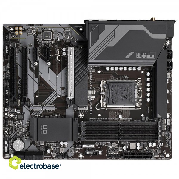 Gigabyte Z790 UD AX Motherboard - Supports Intel Core 14th CPUs, 16*+1+１ Phases Digital VRM, up to 7600MHz DDR5 (OC), 3xPCIe 4.0 M.2, Wi-Fi 6E, 2.5GbE LAN, USB 3.2 Gen 2x2 фото 4