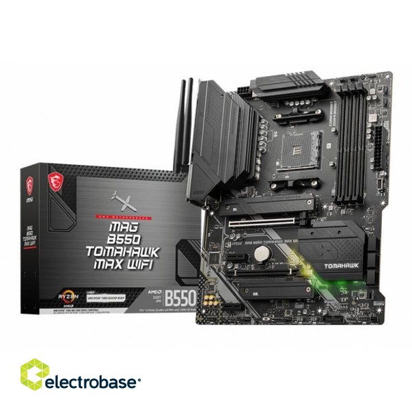 MSI MAG B550 TOMAHAWK MAX WIFI AMD B550 Socket AM4 ATX фото 1