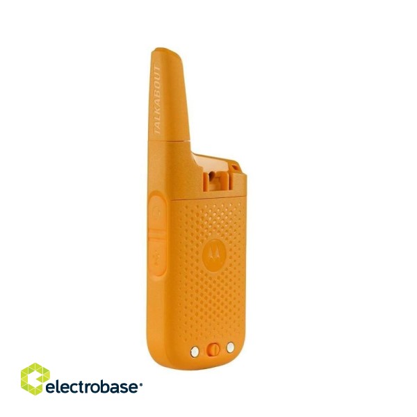Motorola T72 walkie talkie 16 channels, yellow image 2