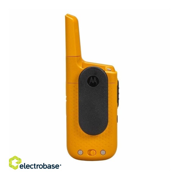 Motorola T72 walkie talkie 16 channels, yellow image 5
