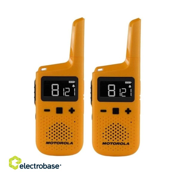 Motorola T72 walkie talkie 16 channels, yellow image 8