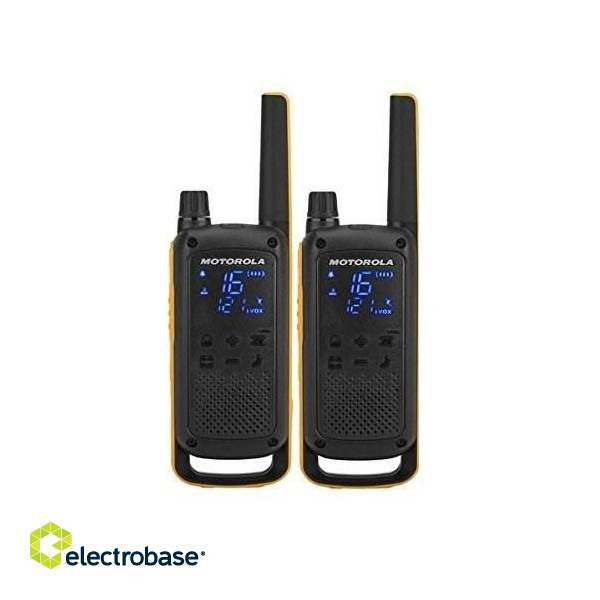 Motorola Talkabout T82 Extreme Twin Pack two-way radio 16 channels Black, Orange image 6