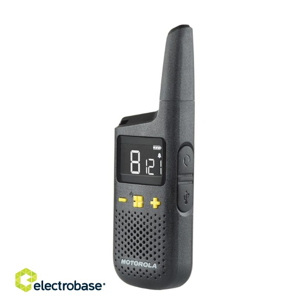 Motorola XT185 two-way radio 16 channels 446.00625 - 446.19375 MHz Black image 3