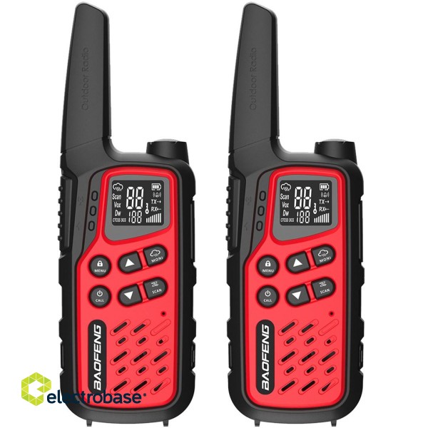 Walkie-Talkie Baofeng BF-T25E Red image 1