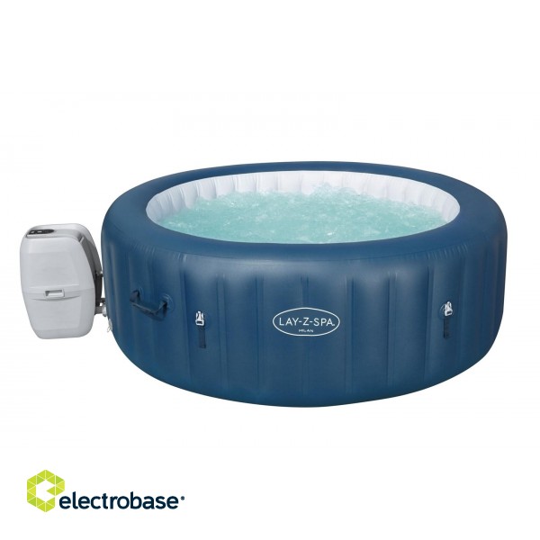PROMO Inflatable SPA Pool with Hydromassage Lay-Z-Spa Milan 60029 BESTWAY image 4