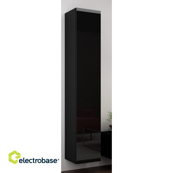 Cama Full cabinet VIGO '180' 180/40/30 black/black gloss paveikslėlis 1