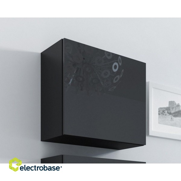 Cama Square cabinet VIGO 50/50/30 black/black gloss image 1