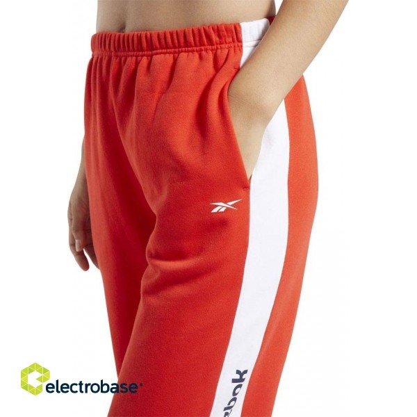 Women's Trousers Reebok Te Linear Red FT0905 paveikslėlis 3