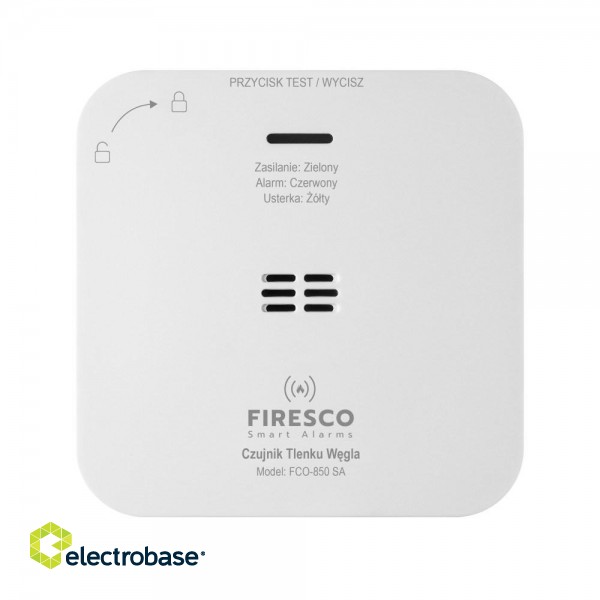 FCO 850 SA Firesco carbon monoxide detector image 1