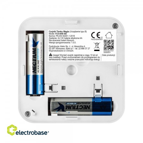 FCO 850 SA Firesco carbon monoxide detector image 3