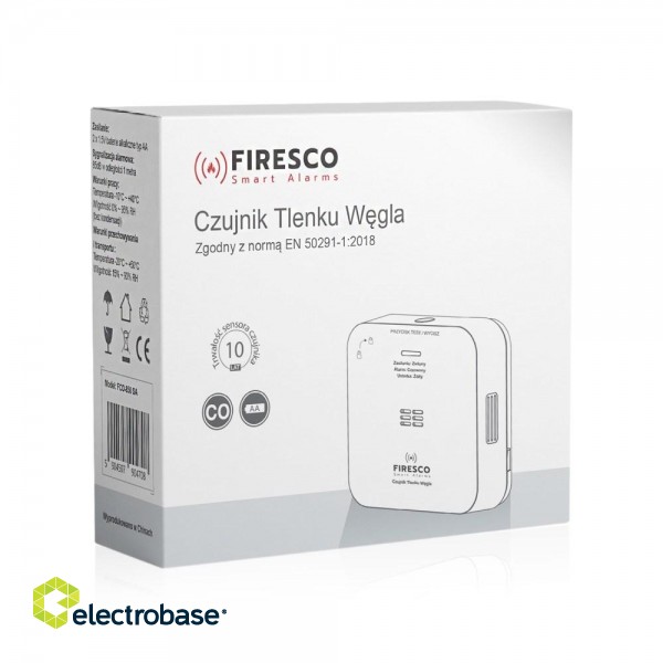 FCO 850 SA Firesco carbon monoxide detector image 4