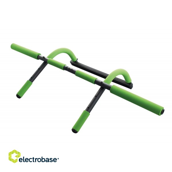 Schildkröt Fitness 960044 push-up handles Black, Green Steel 960044