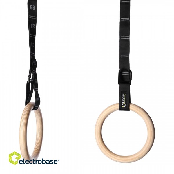 Wooden gymnastic hoops with measuring tape HMS Premium TX08 фото 2