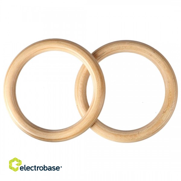 Wooden gymnastic hoops with measuring tape HMS Premium TX08 фото 3