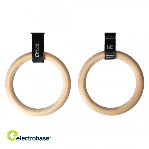 Wooden gymnastic hoops with measuring tape HMS Premium TX08 фото 6