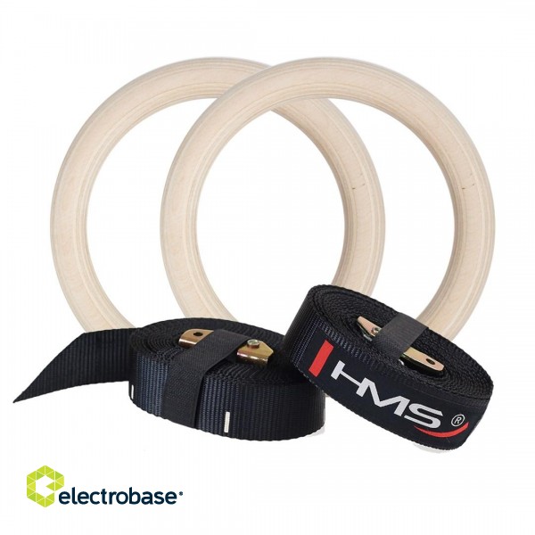 Wooden gymnastic hoops with measuring tape HMS TX07 фото 1