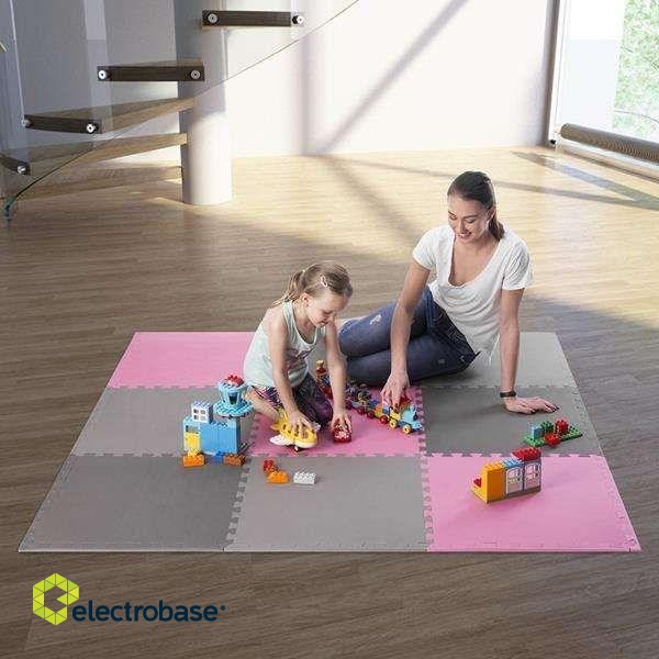 Puzzle mat multipack One Fitness MP10 pink-grey image 8