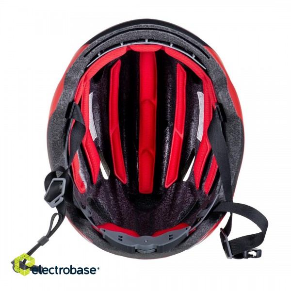 Bike helmet Volantis S-M 54 - 58 CM Black Red фото 6