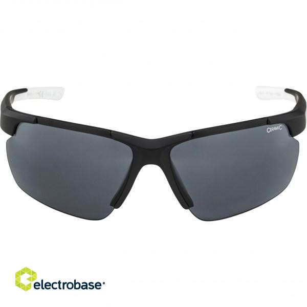 Alpina Sports DEFEY HR Running glasses Semi rimless Black, White image 1