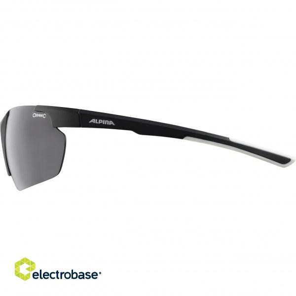 Alpina Sports DEFEY HR Running glasses Semi rimless Black, White фото 2