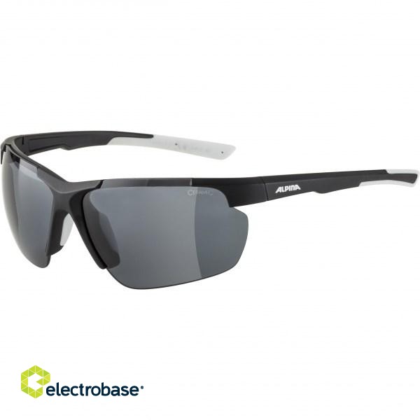 Alpina Sports DEFEY HR Running glasses Semi rimless Black, White фото 4