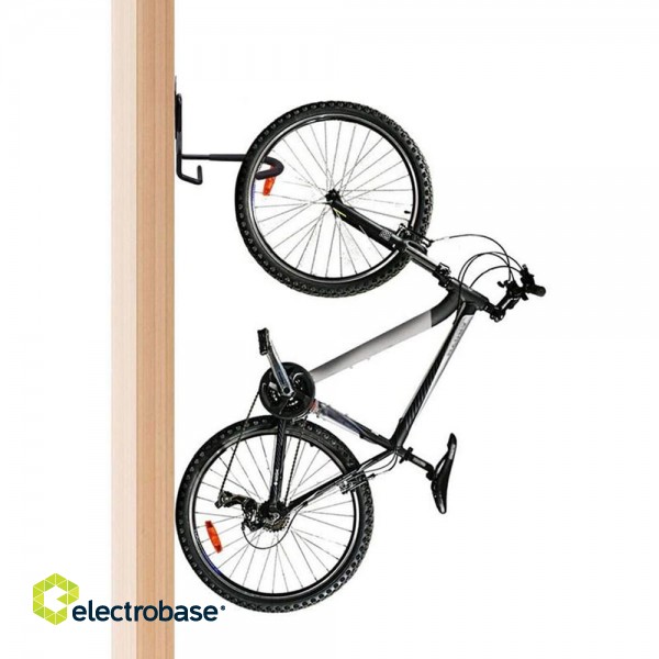 Maclean Bicycle Stand Bike Wall Mount Holder Vertical Steel Storage Hook 20kg Garage paveikslėlis 9