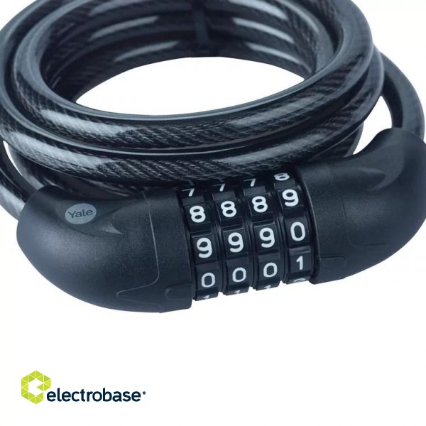 Bicycle cable with combination lock -YCC0/10/180/2 Black image 1