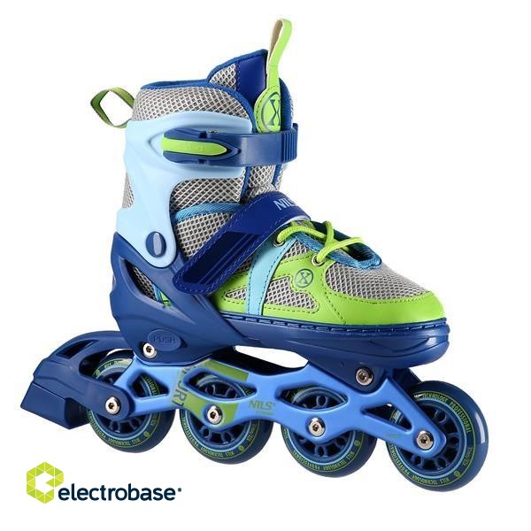 INLINE SKATES NILS EXTREME NJ1828A BLUE-GREEN SIZE. L (39-42) paveikslėlis 2