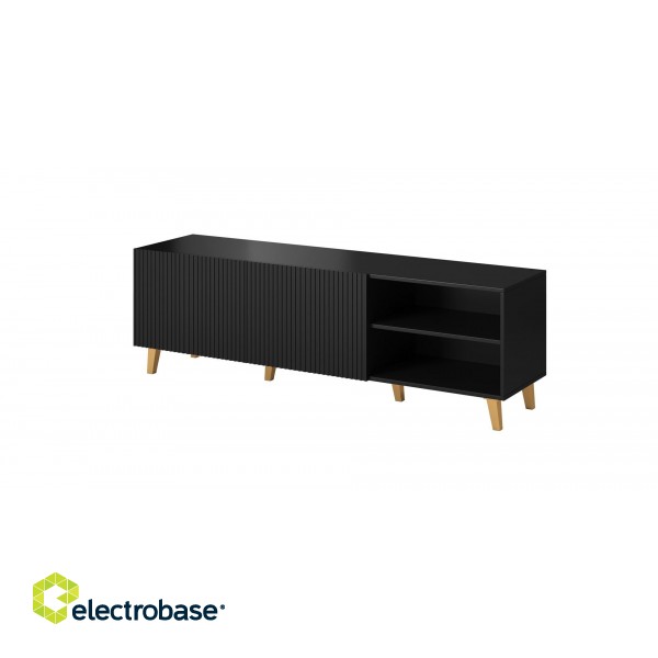 Cama RTV cabinet PAFOS 150x42x52 Black matt image 4