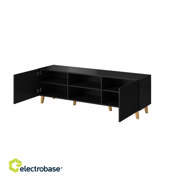 Cama RTV cabinet PAFOS 150x42x52 Black matt image 8