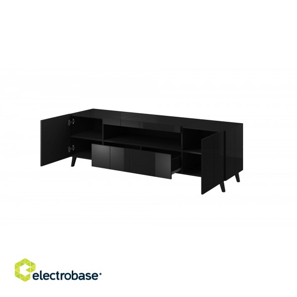 Cama TV stand REJA black gloss/black gloss image 1